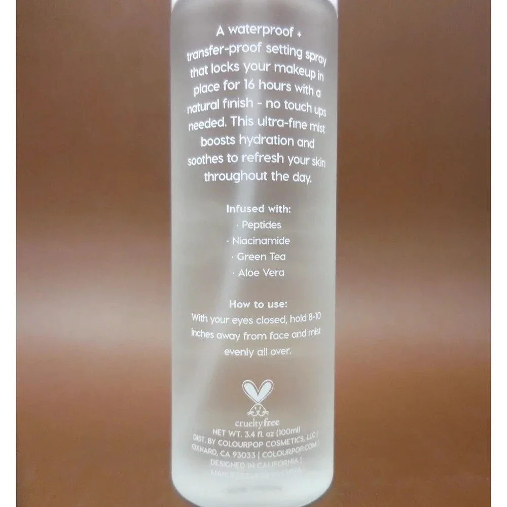Colourpop Pretty Fresh Lock It In Setting Spray 3.4 fl oz / 100mL NIB
